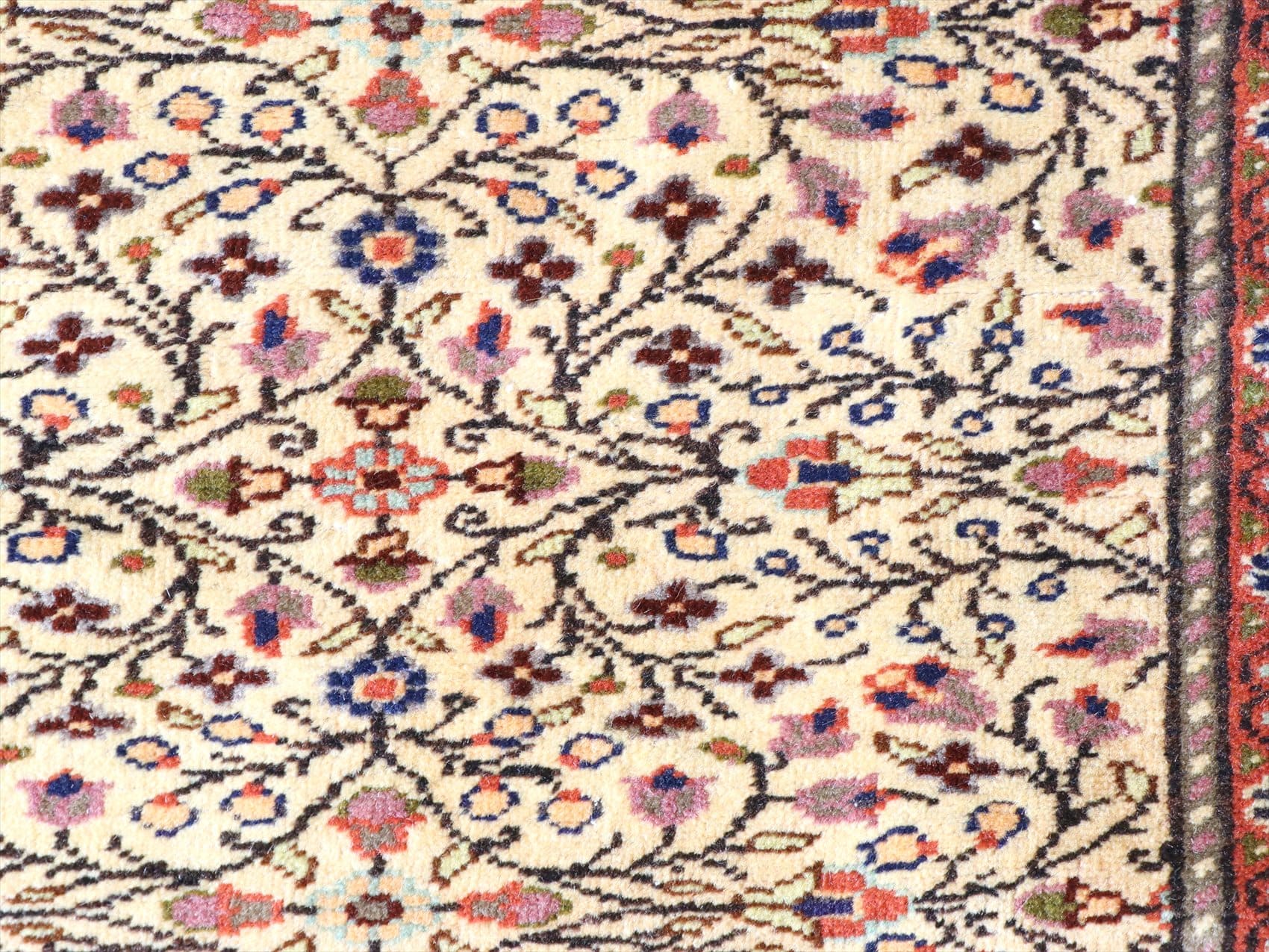 キリムスタイル / トルコ絨毯・カイセリ産手織りラグ287×192cm 細かな 