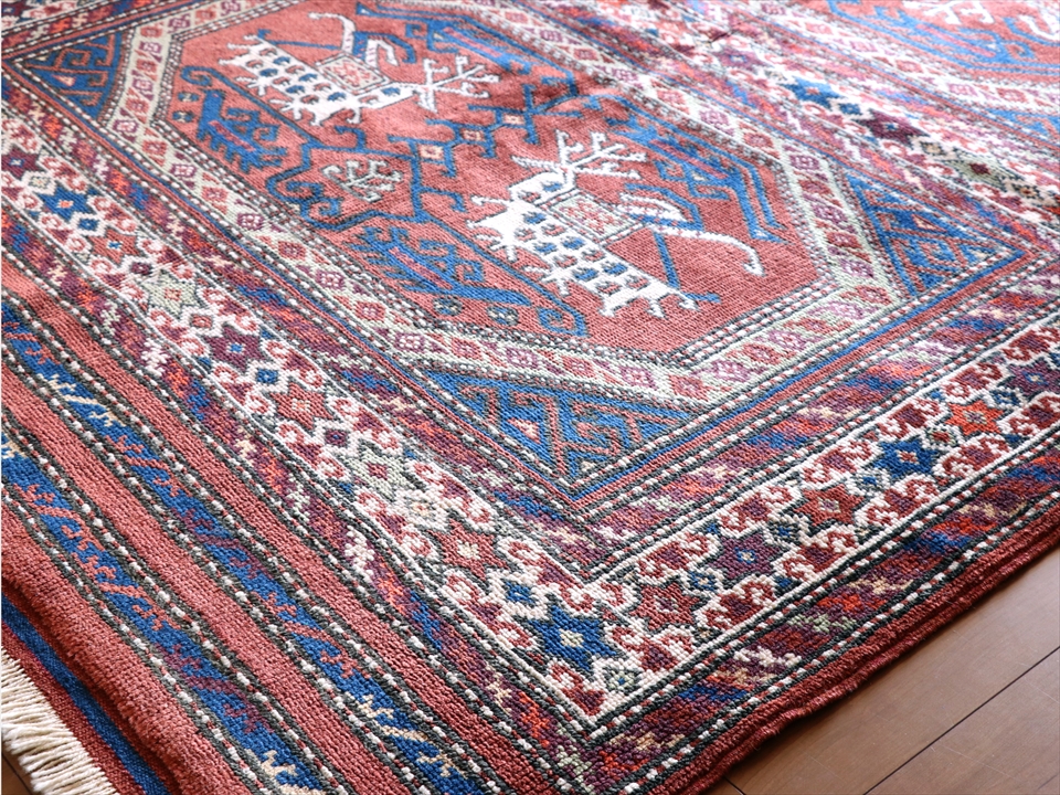 22500円安い公式 ストア 純正品大特価 ペルシャ絨毯 高品質 カシュカイ