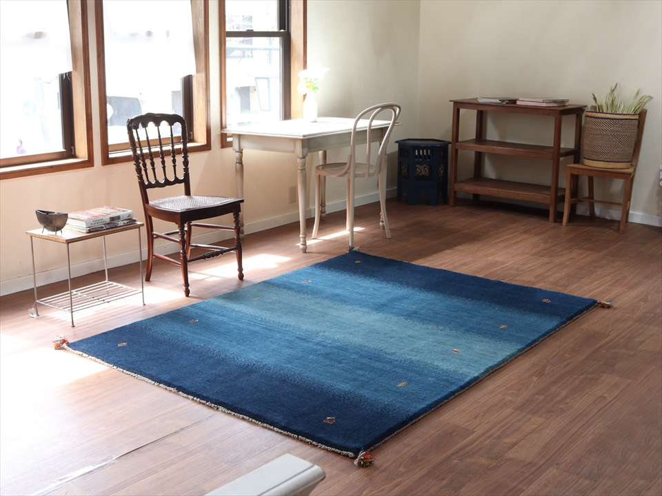 ギャッベ ハイクォリティ Layout 121×77 イランシラーズ